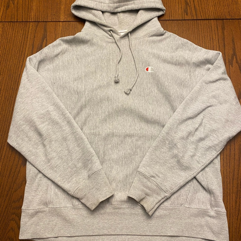Champion Men's Grey Hoodie
